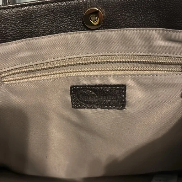 American Leather two tone shopper tote - Picture 3 of 5